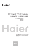 Haier L32H8 User's Manual