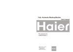 Haier HWM75-0528 A User's Manual