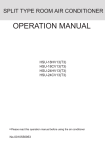 Haier HSU-18CV13(T3) User's Manual
