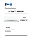Haier HSU-09HS03/R2DB User's Manual