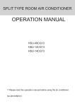 Haier HSU-09CG13 User's Manual