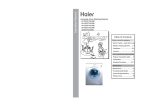 Haier HK1000TXVE/ME User's Manual