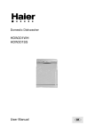 Haier HDW201WH User's Manual