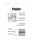 Haier HDE03WNA User's Manual