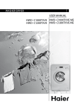 Haier HWDC1000TXVE User's Manual