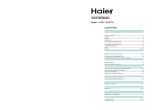 Haier Refrigerator HRB-703MP/S User's Manual