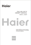 Haier L32M3F User's Manual