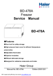 Haier BD-478A User's Manual