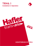 Hafler TRM6.1 User's Manual