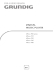 Grundig Digital Music Player MPaxx 900 series User's Manual