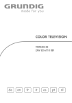 Grundig Color television LXW 82-6710 REF User's Manual