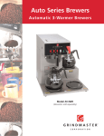 Grindmaster AT-3WR User's Manual