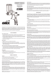 Grex Power Tools X1000 User's Manual