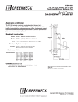 Greenheck Fan WD-323 User's Manual