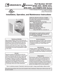 Greenheck Fan OFD-XXX User's Manual