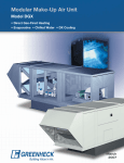 Greenheck Fan Modular Make-Up Air Unit DGX User's Manual