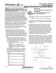 Greenheck Fan Firestop Material DFD Series User's Manual