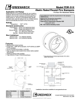 Greenheck Fan FDR-510 User's Manual