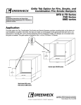 Greenheck Fan DFD & FD Series User's Manual