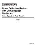 Gravely Lawn Mower Accessory 892031 User's Manual