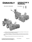 Gravely 20981 User's Manual