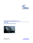 Grandstream Networks ADAPTER GXP2020 User's Manual