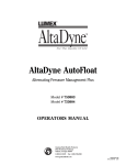 Graham Field ALTADYNE 753003 User's Manual