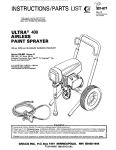 Graco ULTRA AIRLESS 230-963 User's Manual