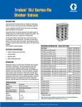 Graco Trabon MJ Series-Flo Divider Valves User's Manual