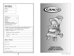Graco Stroller ISPA005AB User's Manual