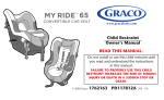Graco My Ride 1756268 User's Manual