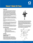 Graco Manzel Model 88 Pumps User's Manual
