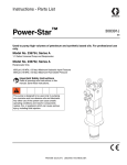Graco 308391J Power-Star User's Manual