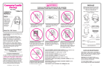 Graco 1501 User's Manual