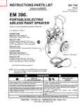 Graco Inc. EM390 User's Manual