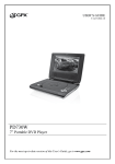GPX PD730W User's Manual