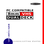 GoVideo GV8050 User's Manual