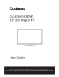 Goodmans GVLEDHD32DVD User's Manual