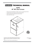 Goodman Mfg GCH9 User's Manual