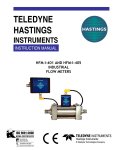 gohastings.com HFM-I-405 User's Manual