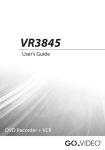 Go-Video VR3845 User's Manual