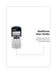 Globe GloPhone tglo User's Manual