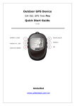 GlobalSat GH-561 Quick Start Guide