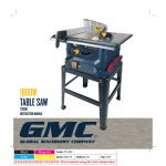 Global Machinery Company TS1800 User's Manual