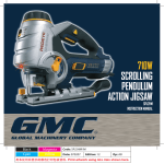 Global Machinery Company SPJ2HM User's Manual