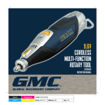 Global Machinery Company DEC004DC User's Manual