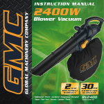 Global Machinery Company BV2400 User's Manual