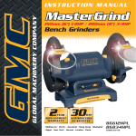 Global Machinery Company BG612HPL User's Manual