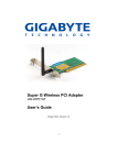 GIGABYTE GN-WP01GT User's Manual