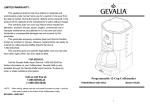Gevalia XCE8 User's Manual